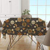 ウオ素朴ーターカラーウッドランドパインコーン秋 テーブルクロス