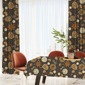 ウオ素朴ーターカラーウッドランドパインコーン秋 テーブルクロス