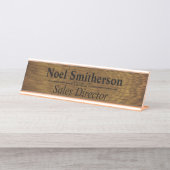 ウカスタムッド効果机用ネームプレート デスクネームプレート (正面)