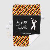 ウガカスタムガンダキリスト教主への揺れ ゴルフタオル (インサイチュ)