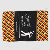 ウガカスタムガンダキリスト教主への揺れ ゴルフタオル (横)