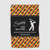 ウガカスタムガンダキリスト教主への揺れ ゴルフタオル (正面)