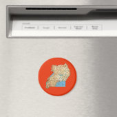 ウガンダの地図マグネット マグネット (インサイチュ (食洗機))