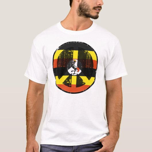 ウガンダの平和 Tシャツ (正面)