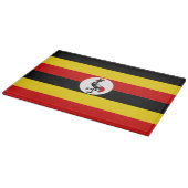 ウガンダの旗 カッティングボード (角)