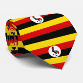 ウガンダの旗 ネクタイ (ロール)