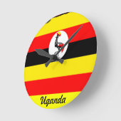 ウガンダの時計 ラウンド壁時計 (傾斜)