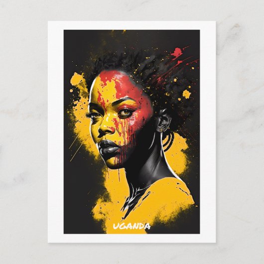 ウガンダはがき – ワールドオブウィメンズコレクション ポストカード (正面)