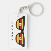 ウガンダシェードカスタム文字&カラーキーチェーン キーホルダー (裏面)