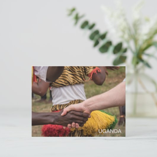 ウガンダ友情旅行はがき ポストカード (スタンド正面)