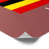 ウガンダ国旗クラシックのポスター ポスター (角)