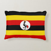 ウガンダ国旗 アクセントクッション (裏面)