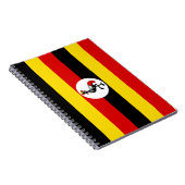 ウガンダ国旗(ウガンダ) ノートブック (右側)