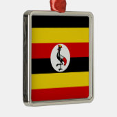 ウガンダ国旗（ウガンダ） メタルオーナメント (右)