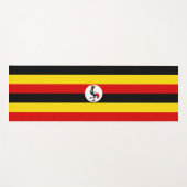 ウガンダ国旗(ウガンダ) ヨガマット (正面(横))