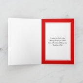 ウガンダ国旗 | クリスマスプディング | フェスティバル シーズンカード (内部)