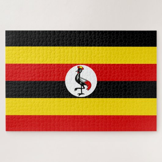 ウガンダ国旗 ジグソーパズル (横)