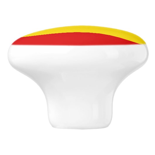 ウガンダ国旗 セラミックノブ (側面)