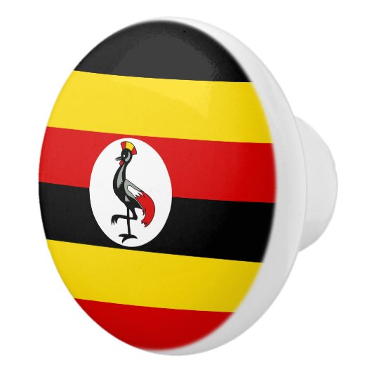 ウガンダ国旗 セラミックノブ (右)