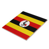 ウガンダ国旗 タイル (側面)