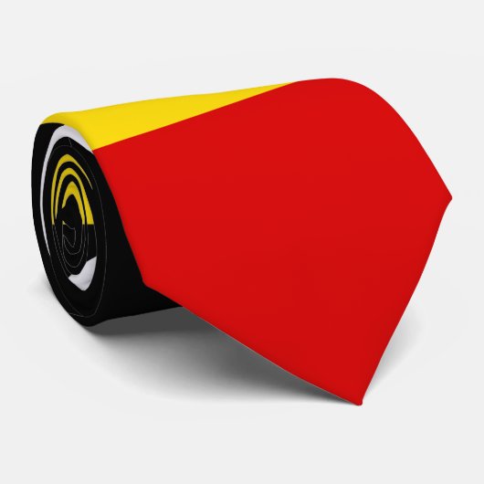 ウガンダ国旗 ネクタイ (ロール)