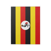 ウガンダ国旗 ノートパッド (回転)