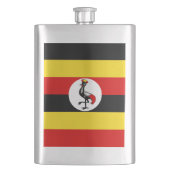 ウガンダ国旗 フラスク (正面)