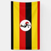 ウガンダ国旗 横断幕 (縦)