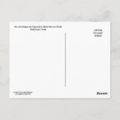 ウガンダ村城秋アンテロープ葉書 ポストカード (裏面)