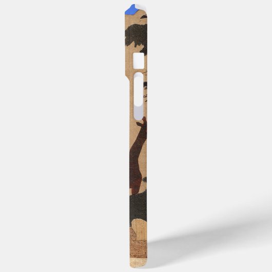 ウガンダ野生動物地図アートプリント Case-Mate iPhoneケース (裏面 / 左)