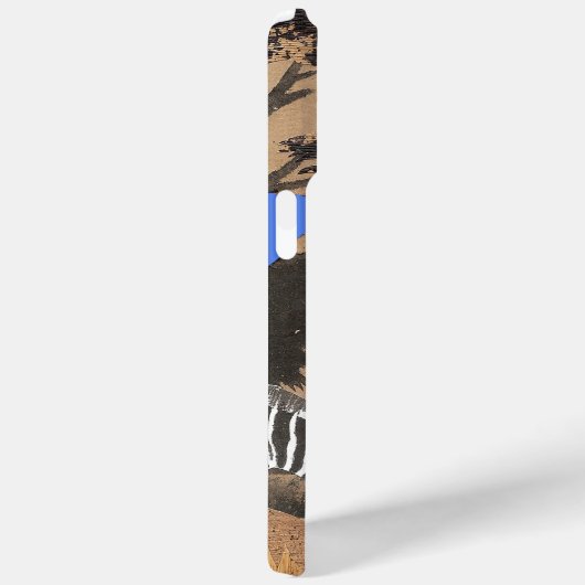 ウガンダ野生動物地図アートプリント Case-Mate iPhoneケース (裏面 / 右)