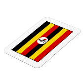 ウガンダ – ウガンダ国旗 マグネット (左側)