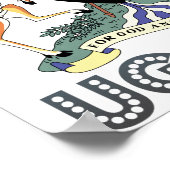 ウガンダ・コート・オブ・アームズ ポスター (角)