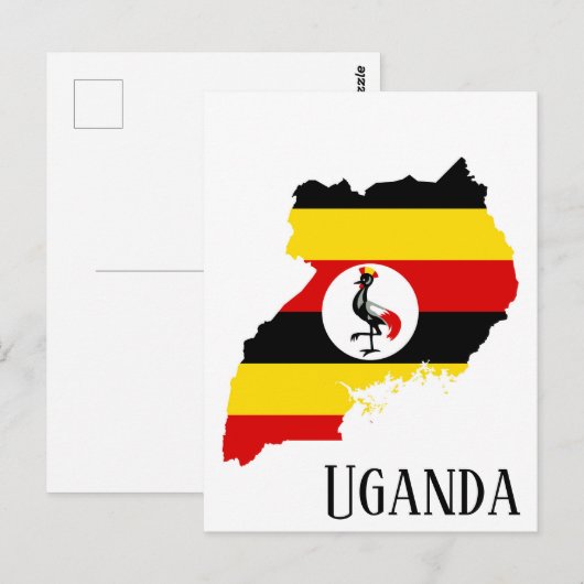 ウガンダ ポストカード (正面/裏面)