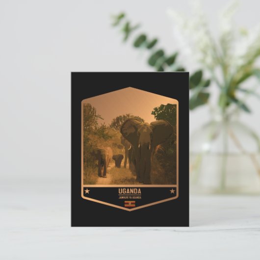 ウガンダ ポストカード (スタンド正面)