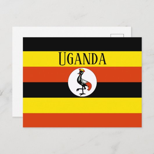 ウガンダ ポストカード (正面/裏面)