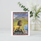 ウガンダ・鉄道、英国東アフリカ ポストカード (スタンド正面)