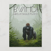 ウガンダBwindi不可侵森林国立公園 ポストカード (正面)