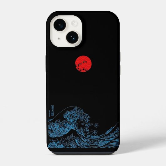 ウキオ日本のアート iPhoneケース (裏面)