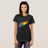 ウギディウムレズビオサハート国旗Lgbtゲイforプライド Tシャツ (正面フル)