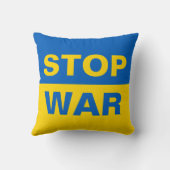 ウクストップライナウクライナ戦争 クッション (裏面)