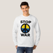 ウクストップライナ国旗 Tシャツ (正面フル)