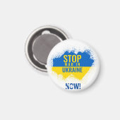 ウクストップライン戦争 マグネット (正面/裏面)