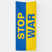 ウクストップラウクライナバナー 横断幕 (縦)