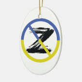 ウクストップラン装飾用クッション戦争 セラミックオーナメント (左)