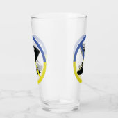 ウクストップラン装飾用クッション戦争 タンブラーグラス (右)