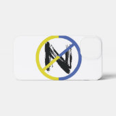 ウクストップラン装飾用クッション戦争 iPhoneケース (裏面横)