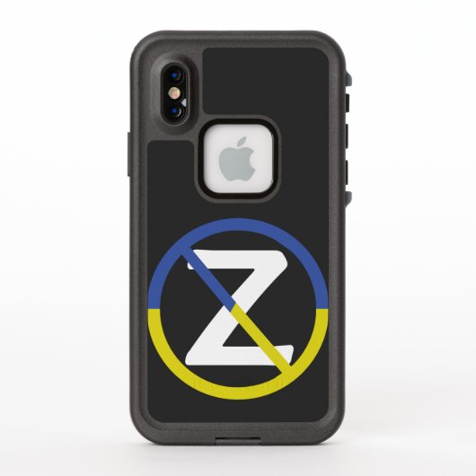 ウクストップラTシャツ戦争 LifeProof iPhoneケース (裏面)