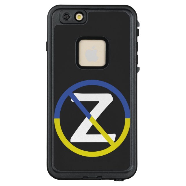 ウクストップラTシャツ戦争 LifeProof iPhoneケース (裏面)