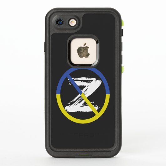 ウクストップラTシャツ戦争 LifeProof iPhoneケース (裏面)